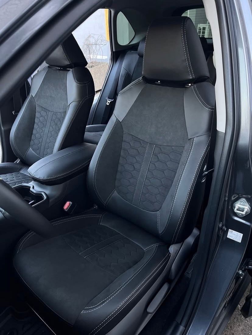 SUV — grey alcantara honeycomb
