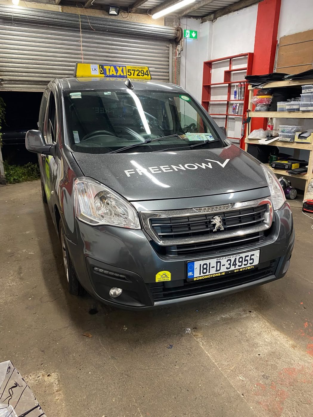 Custom EVA mats fitted in Peugeot Partner