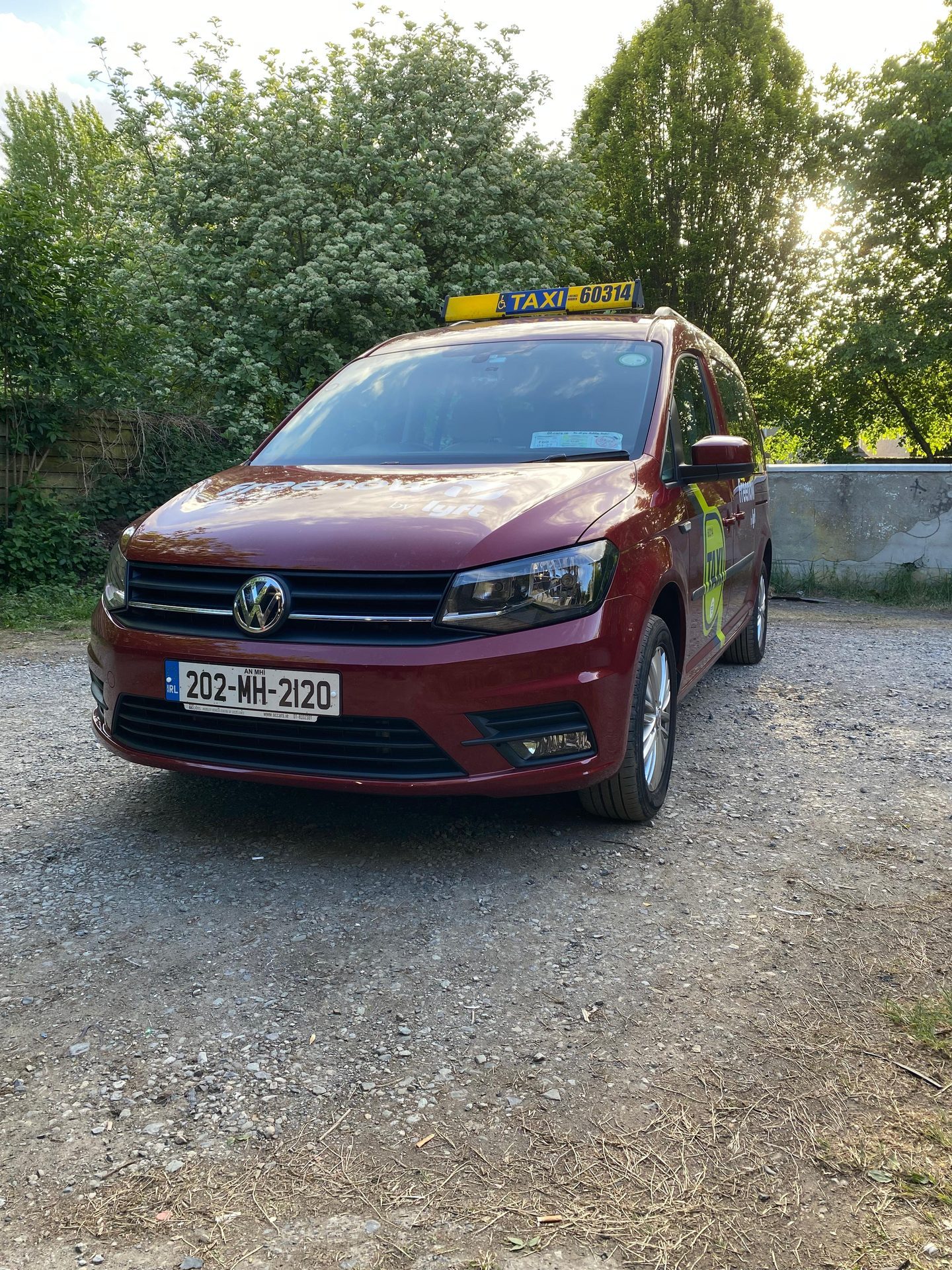 Custom EVA mats fitted in Volkswagen Caddy wheelchair-accessible taxi